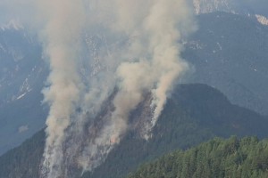 bovec, pozar