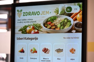 Virtualni kulinarični pomočnik na Kmečki tržnici Sevnica