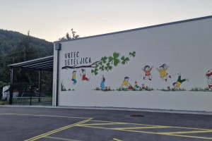 Novi vrtec na Mirni pred odprtjem