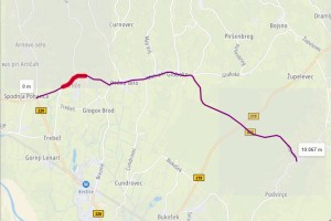Artiče – ureditve na vozišču državne ceste