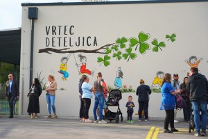Vrtec Deteljica v novih prostorih – navdušenje otrok je brezmejno