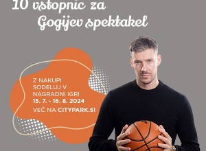 Za spektakel Gorana Dragića Citypark podarja 10 vstopnic