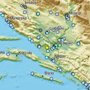 hrvaška, potres