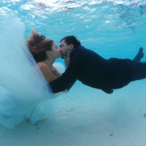 poroka, pod vodo, maldivi, eksotično