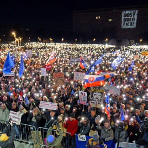 protest, bratislava