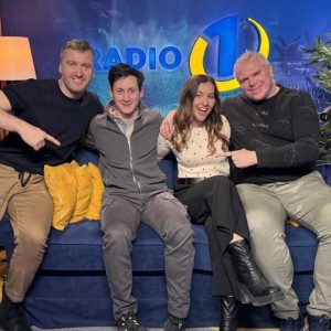 Denis, Cene, Lara in Miha