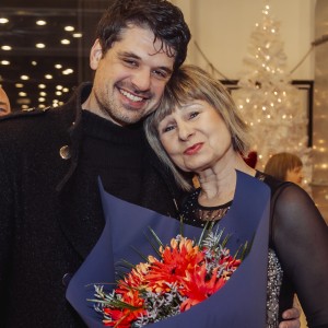 Violeta Tomić in glasbenik Sašo Gačnik - Svarogov