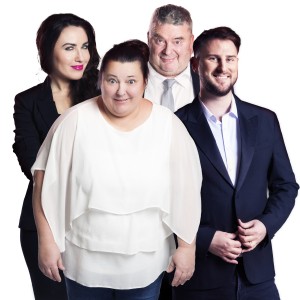 Igralska zasedba komedije Zadnja večerja – Maja Martina Merljak, Urška Vučak Markež, Saša Klančnik,