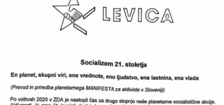 manifest, levica