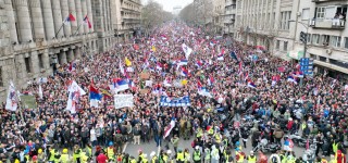 protest beograd srbija studenti