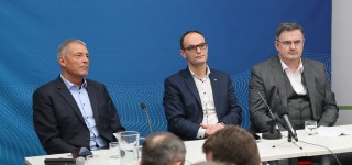 Anže Logar, Mirko Požar, Senko Pličanič, Igor Masten