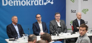 Anže Logar, Mirko Požar, Senko Pličanič, Igor Masten