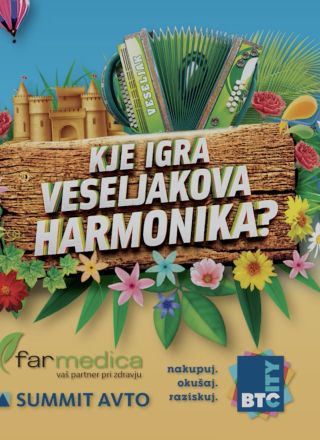 Kje igra veseljakova harmonika 2025?!