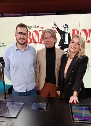 Magnifico v Veseljakovem studiju o novem albumu in božičnem koncertu