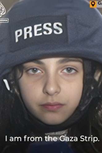 To je 11-letna vojna novinarka, deklica, ki ne želi molčati o grozotah Gaze