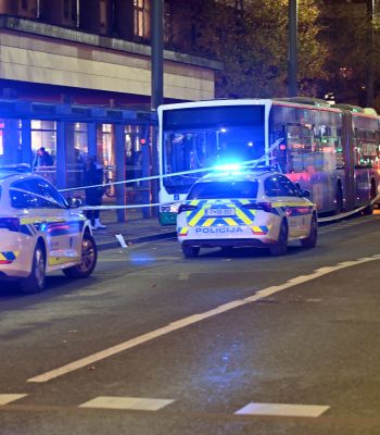 Ljubljana, Bavarski dvor, napad, LPP, nož