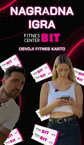 Osvoji fitnes karto Fitnes Centra BIT!