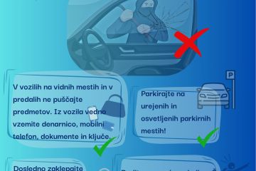 Poskušal pobegniti in se zaletel v dve policijski vozili
