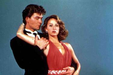 Patrick Swayze in Jennifer Grey