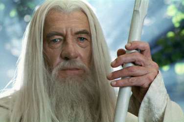 Ian McKellen kot Gandalf