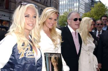 Kendra Wilkinson, Bridget Marquardt, Hugh Hefner, Holly Madison