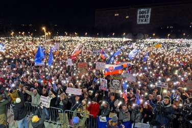 protest, bratislava