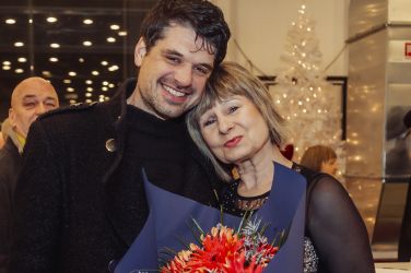 Violeta Tomić in glasbenik Sašo Gačnik - Svarogov