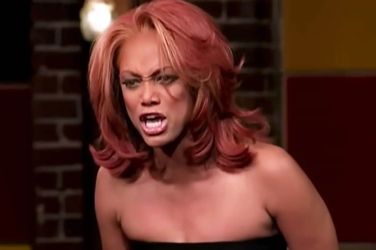 Eden od najbolj prepoznavnih trenutkov oddaje, ko je Tyra popol