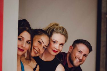 Gregor Ravnik in njegova ekipa v sproščenem trenutk