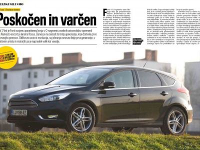PREIZKUSILI SMO: Ford focus
