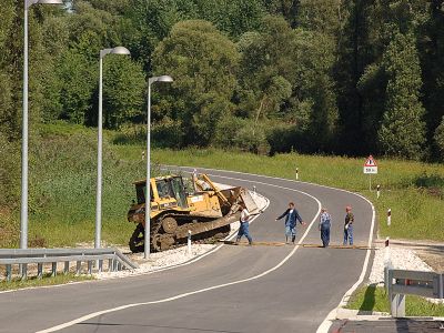 delo na cesti, hotiza