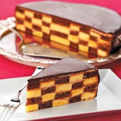 Schachbretttorte