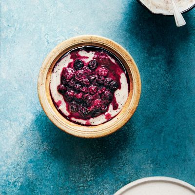Poppy seed buckwheat porridge