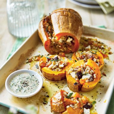stuffed squashettaStuffed butternut squash