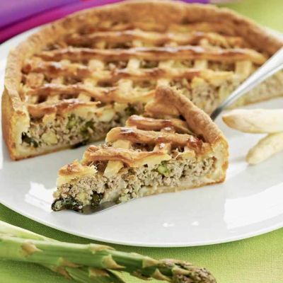 Pikante Spargeltorte