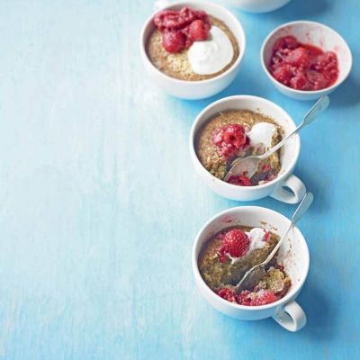 hot coconut and raspberry pudsripe and beautifulin season