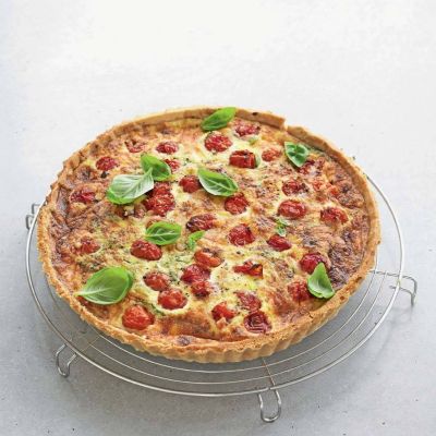pita s pecenimi paradizniki in parmezanom