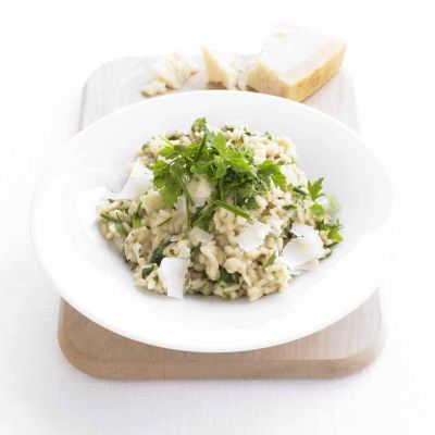 herb and parmesan risotto
