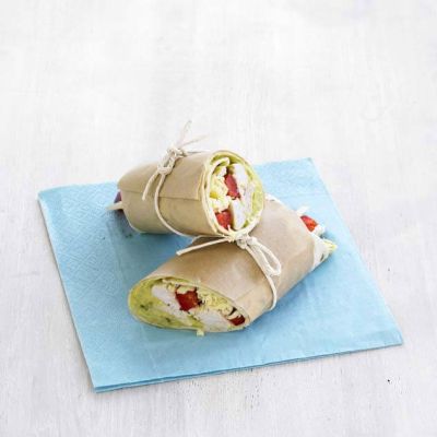 chicken guacamole wrap