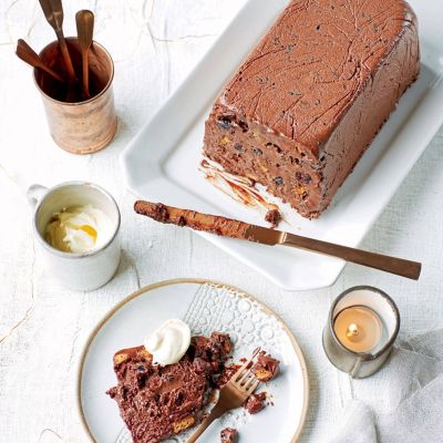 Praznična čokoladna zmrzlina