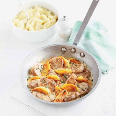 roast pork with apples and mustard healthy