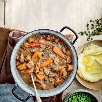 All-in-one lamb and Guinness stew