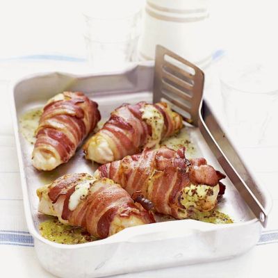 Mustard-stuffed chickenP45-46