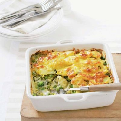 green garden veg pie