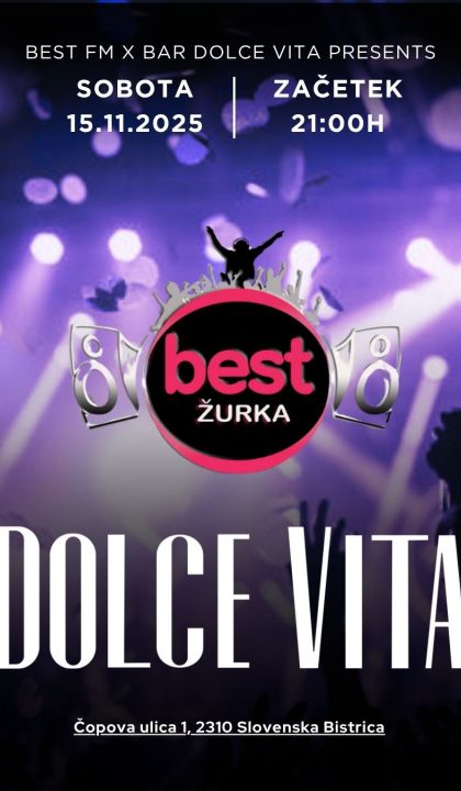 Best žurka v Slovenski Bistrici