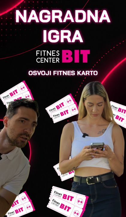 Osvoji fitnes karto Fitnes Centra BIT!