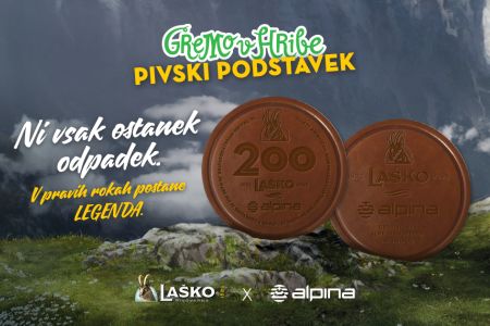 Dan Zemlje: Laško in Alpina predstavila pivske podstavke s trajnostno noto