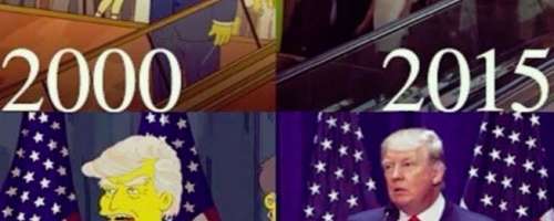 Simpsoni napovedali Trumpovo kandidaturo