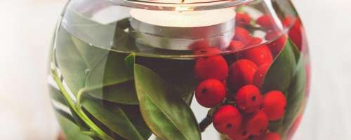 Kreativne ideje: Božično aranžiranje sveče