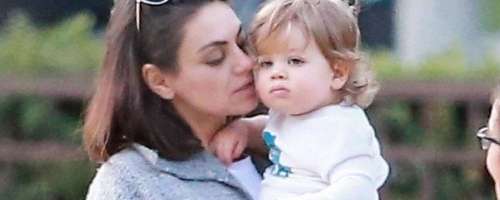 Tako uživata Mila Kunis in njen sin